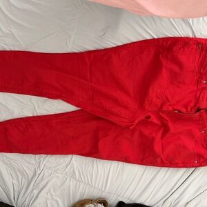 Torrid Red Skinny Pants